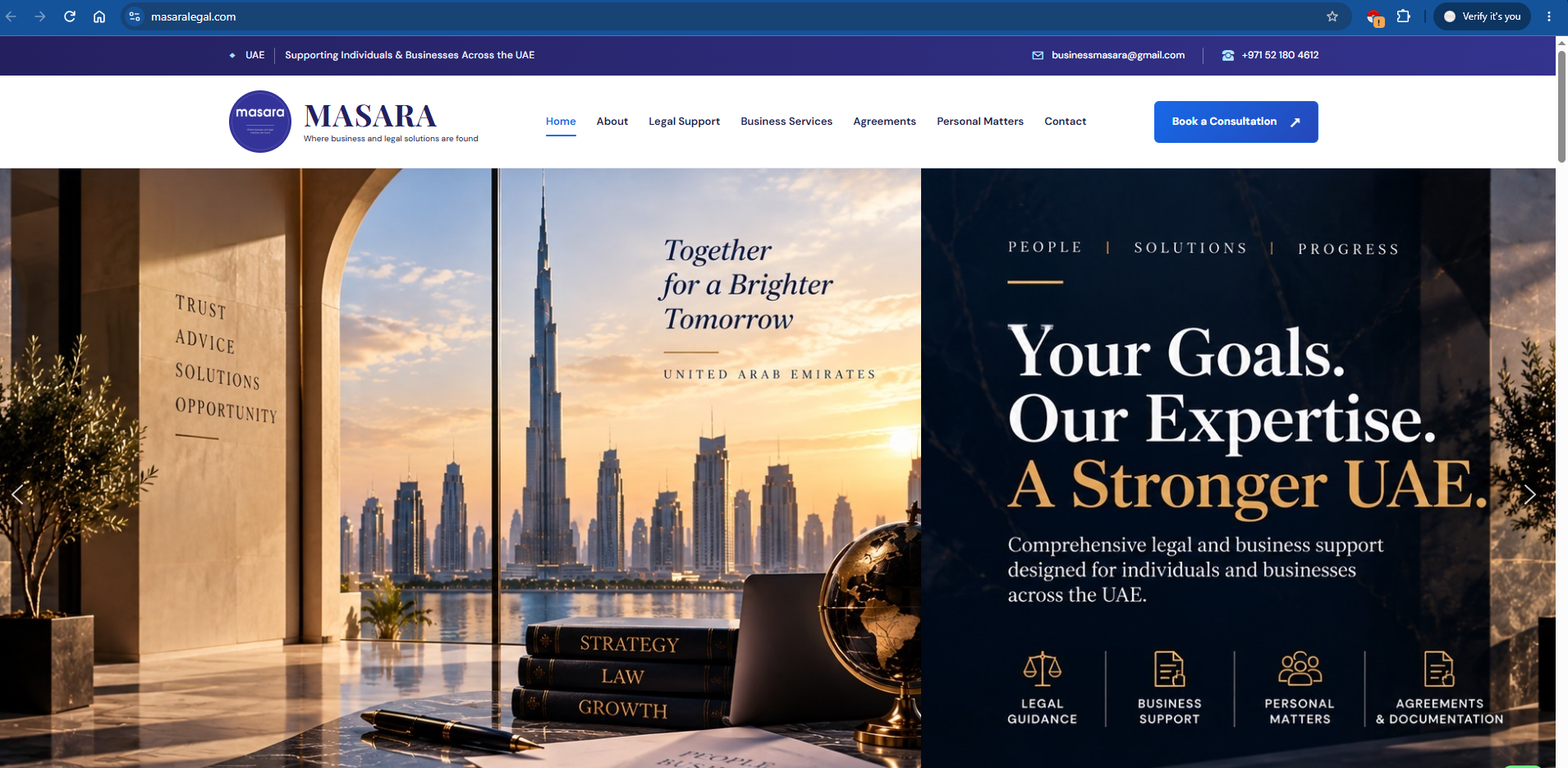 Masara Legal Website
