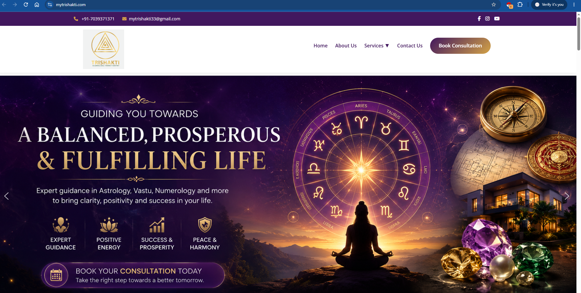 My Trishakti Website