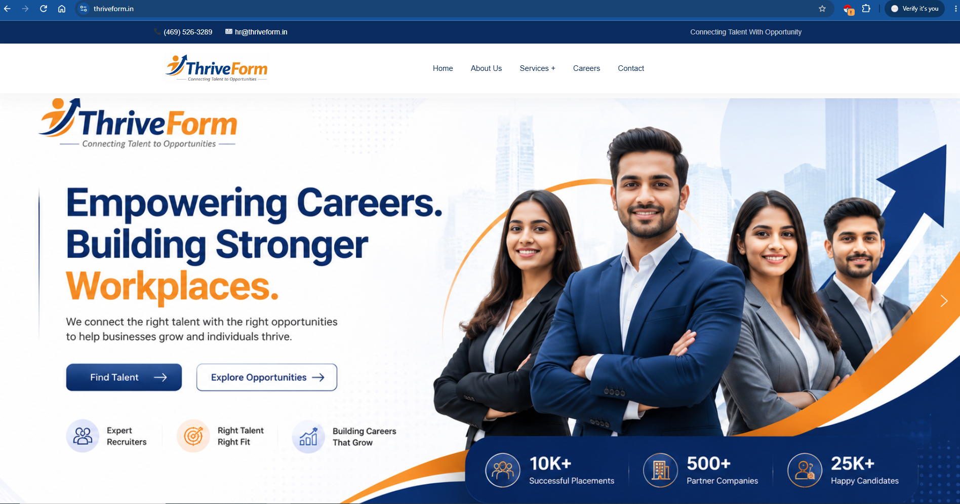 Thriveform Website