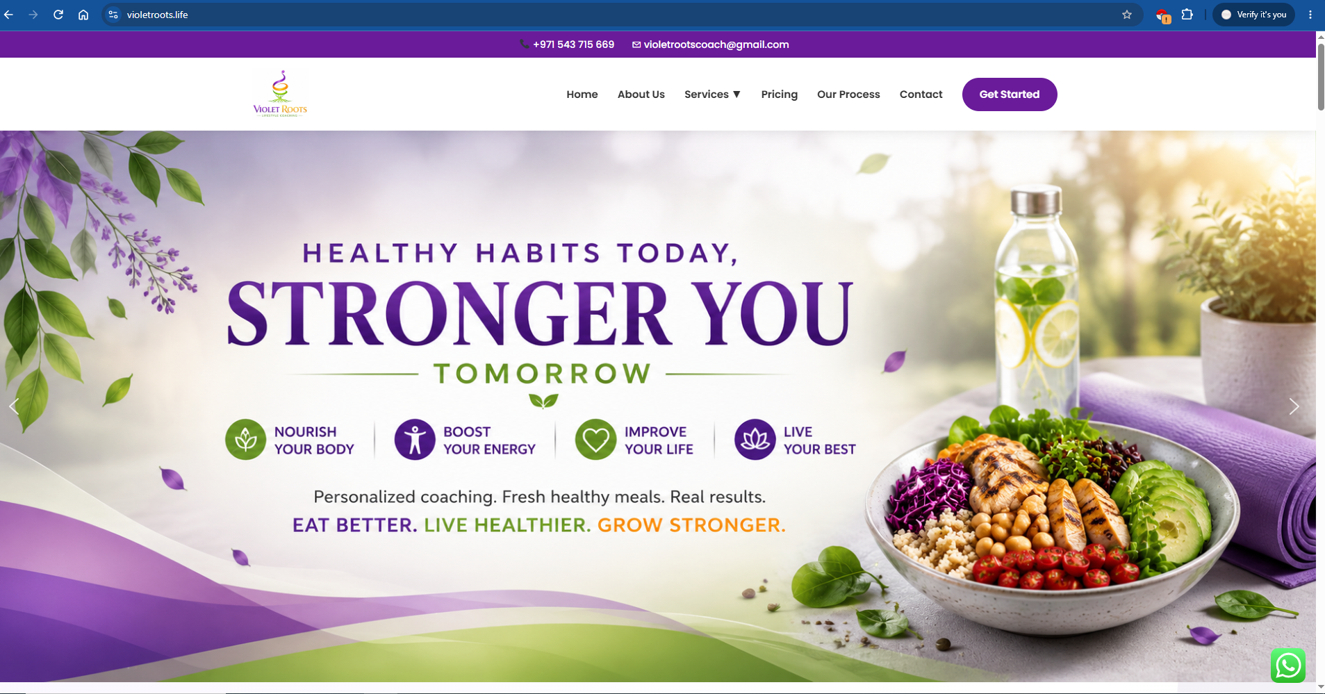 Violet Roots Website